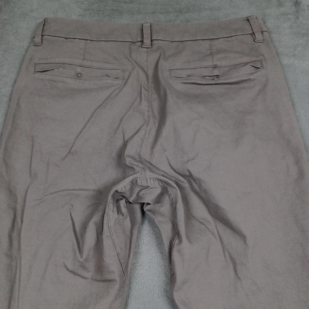 Lululemon‎ Pants Mens 32 Gray Commission Slim Fit Chino Pockets Preppy